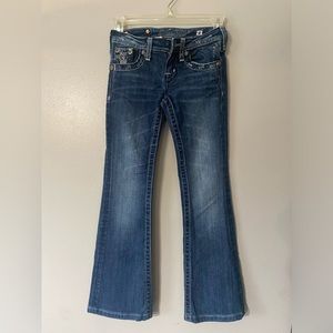 Girls miss me jeans size 8 front button missing